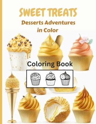 Cake Coloring Book for Kids